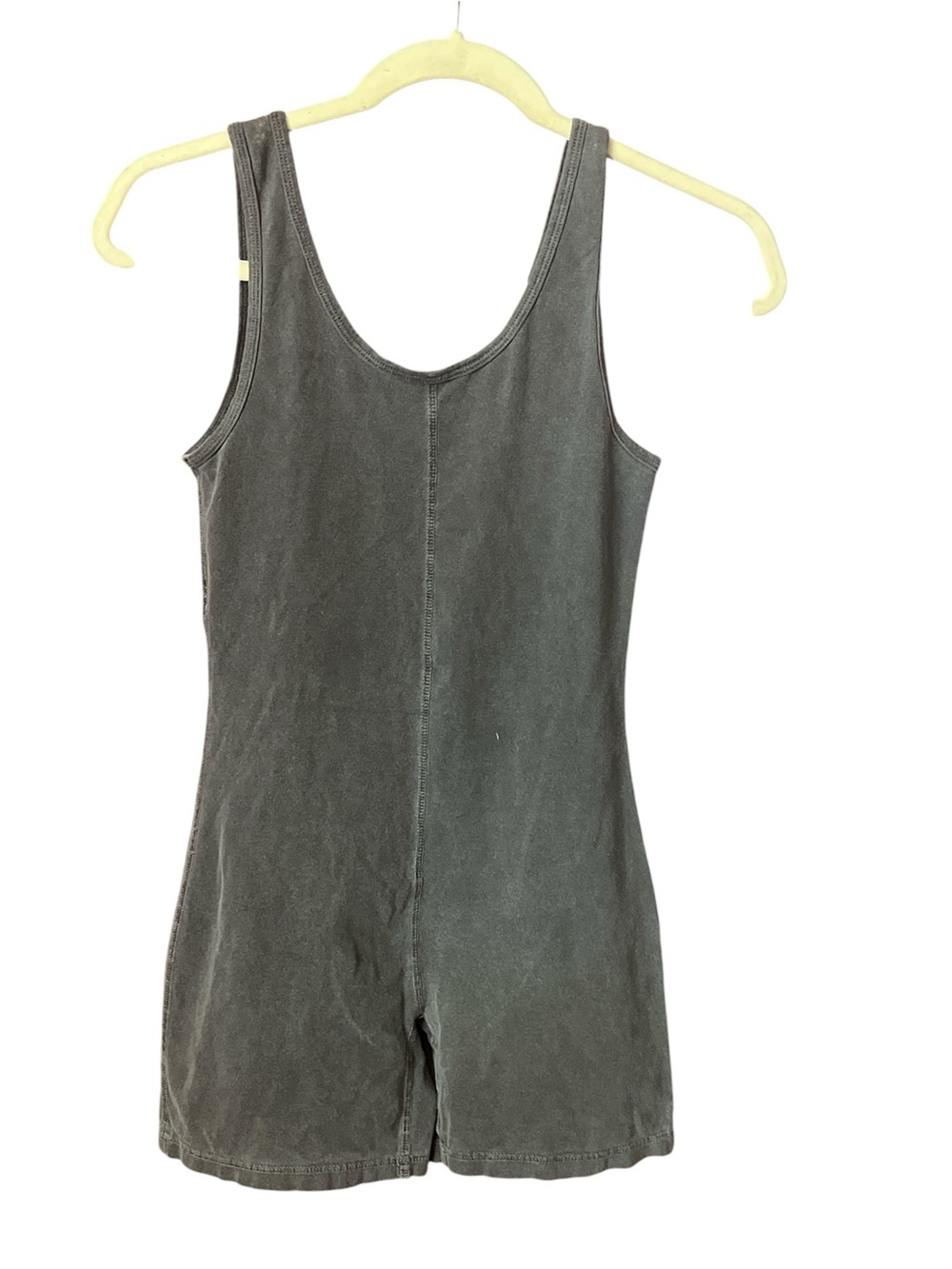 Sleeveless Romper in Charcoal Gray